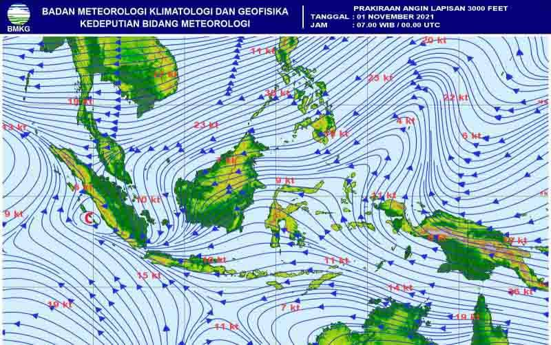 BMKG Ingatkan Potensi Cuaca Ekstrem Sepekan ke Depan