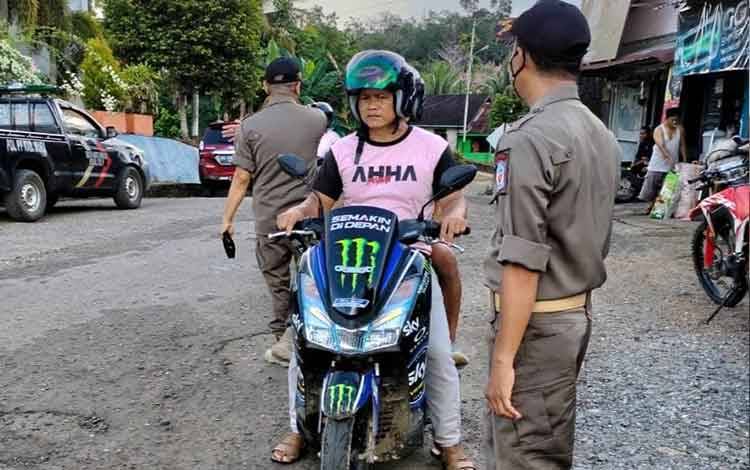 Satgas Murung Raya Lakukan Penegakan Hukum Disiplin Prokes
