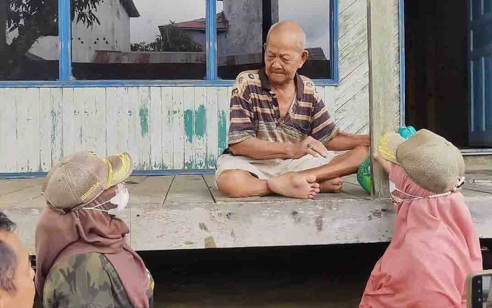 Tak Ada Hujan, Desa di Kotim ini Tetap Kebanjiran