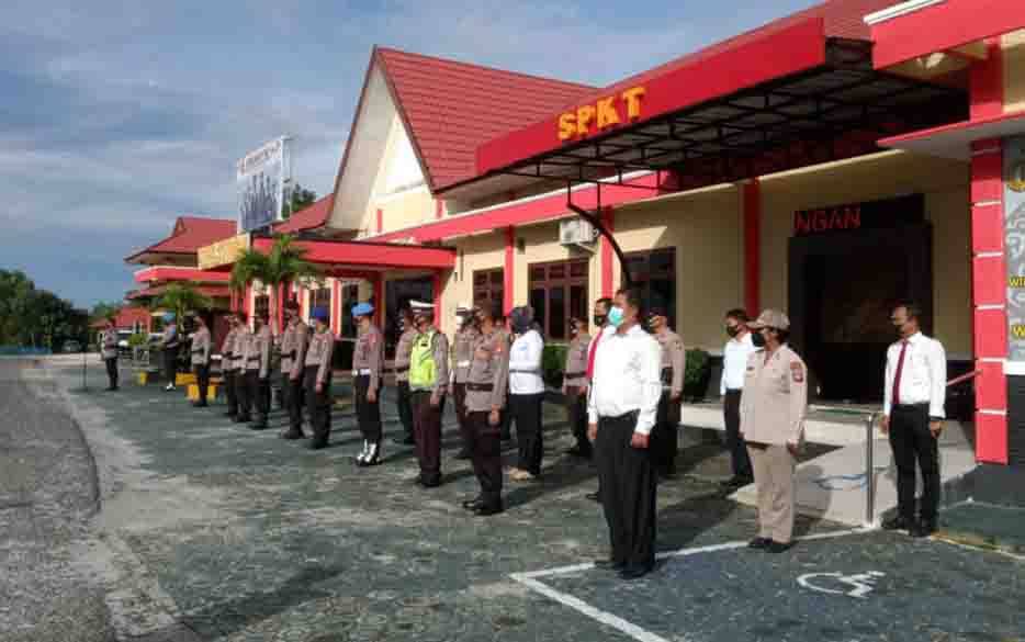 Kapolres Katingan Tekankan Personel Kedepankan Sikap Humanis