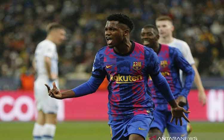 Barcelona Menang Susah Payah 1-0 atas Dynamo Kiev