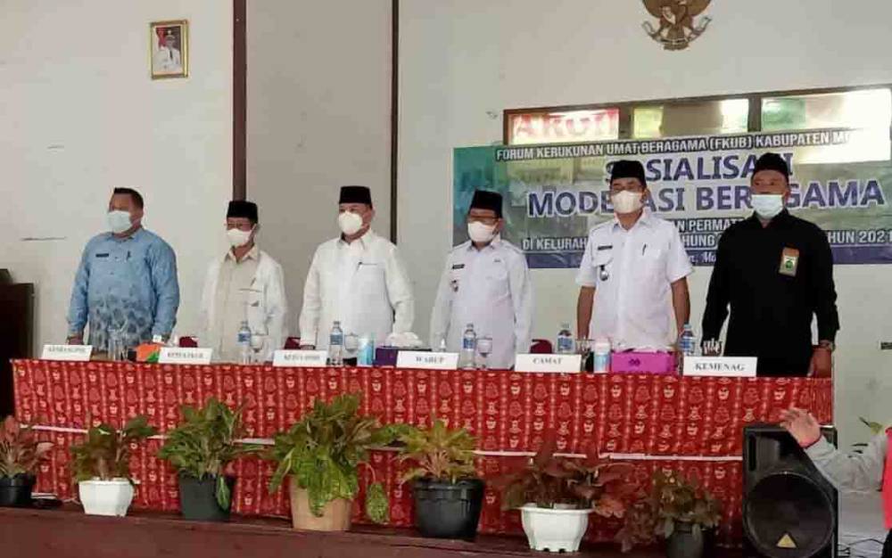 Tokoh Agama dan Masyarakat di Kecamatan Permata Intan Diminta Jaga Moderasi Beragama