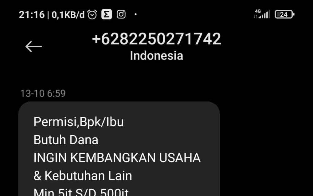 Satgas Waspada Investasi Tutup 116 Pinjaman Online Ilegal