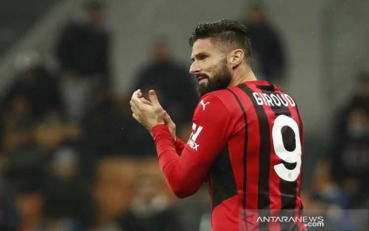 Olivier Giroud Akui Milan Masih Belum Terbiasa dengan Liga Champions