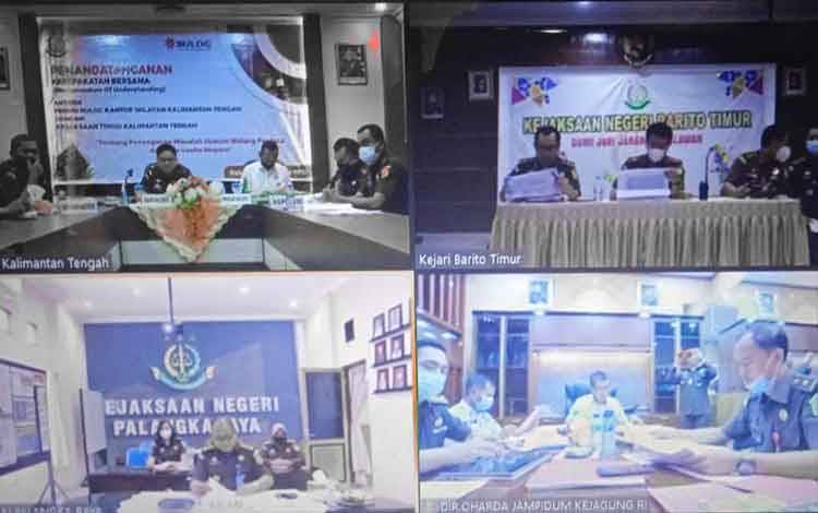 Kejari Palangka Raya dan Barito Timur Ekspos Permohonan Restoratif Justice Terhadap 4 Perkara