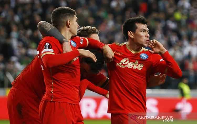 Napoli, Frankfurt Perbesar Peluang 16 Besar Liga Europa
