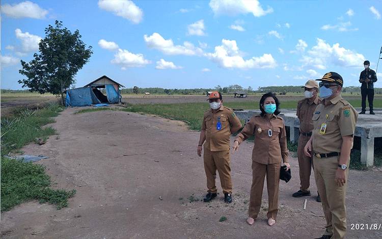 Tanggapi Hasil Reses DPRD,  Bupati Pulang Pisau Langsung Tinjau Lapangan