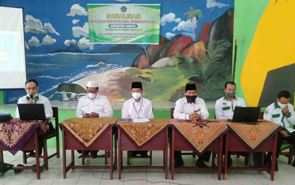 KKM di Kapuas Disosialisasikan Pengisian Rapor Digital Madrasah Versi Baru