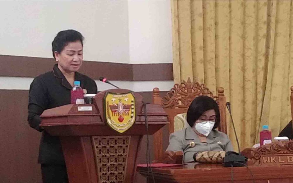 Fraksi Pendukung DPRD Gunung Mas Sampaikan Pandangan Umum terhadap 4 Raperda