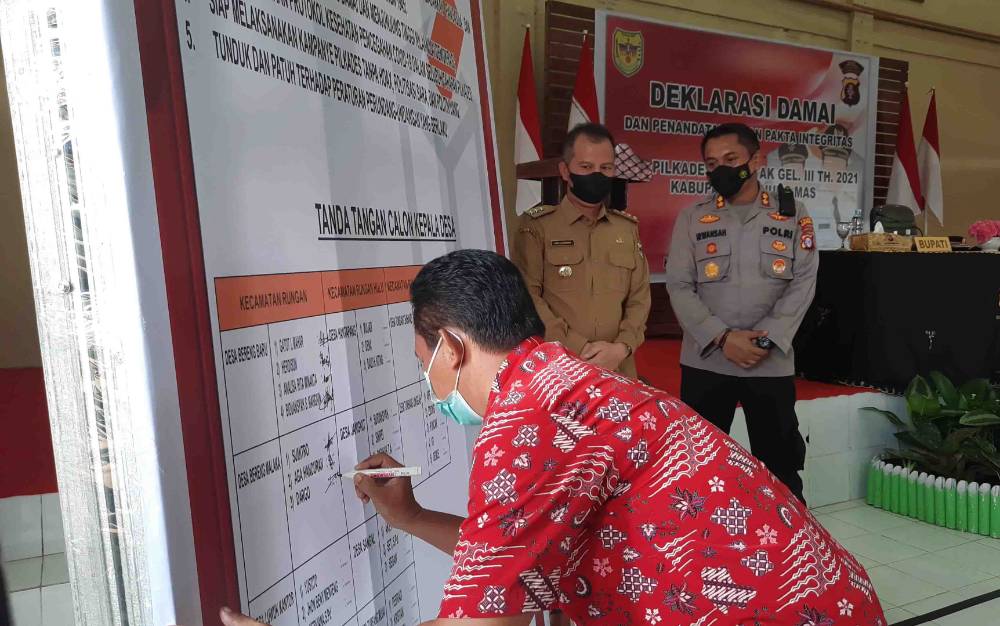 Ini Harapan Bupati Gunung Mas kepada Calon Kades