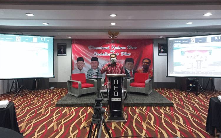 Ketua PWI Kalteng, H M Haris Sadikin