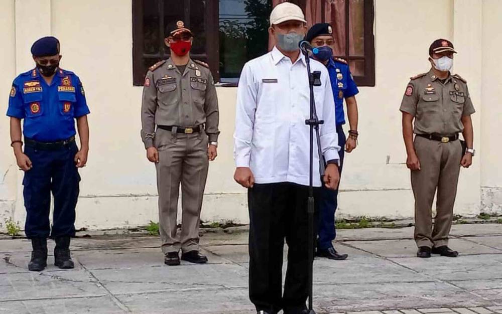 Satpol PP dan Damkar Kapuas Gelar Upacara Peringatan Hari Pahlawan