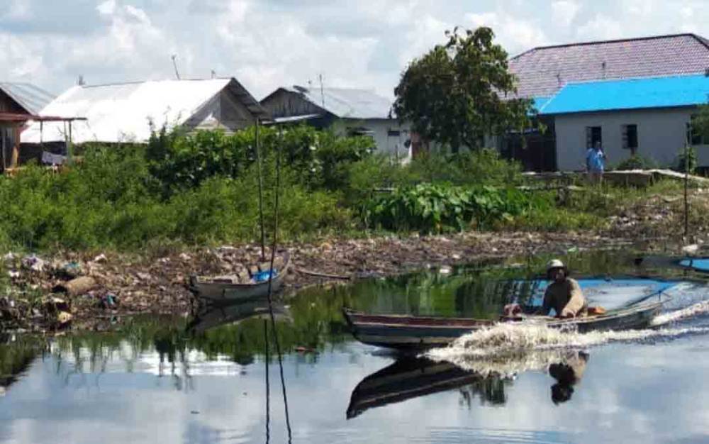 BPBD Damkar Kalteng Imbau Masyarakat Bantaran Sungai Waspada Banjir