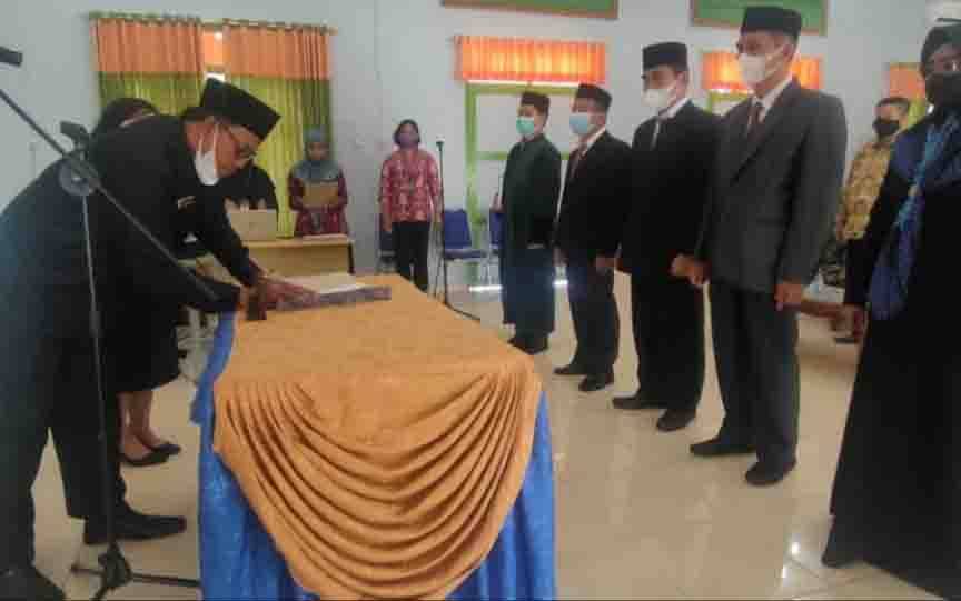 Kemenag Murung Raya Lantik 6 Pejabat dan 4 di Antaranya Kepala Madrasah