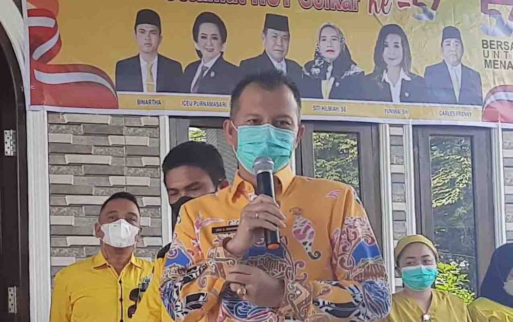 Bupati Gunung Mas Imbau Masyarakat Tewah Sukseskan Vaksinasi Covid-19