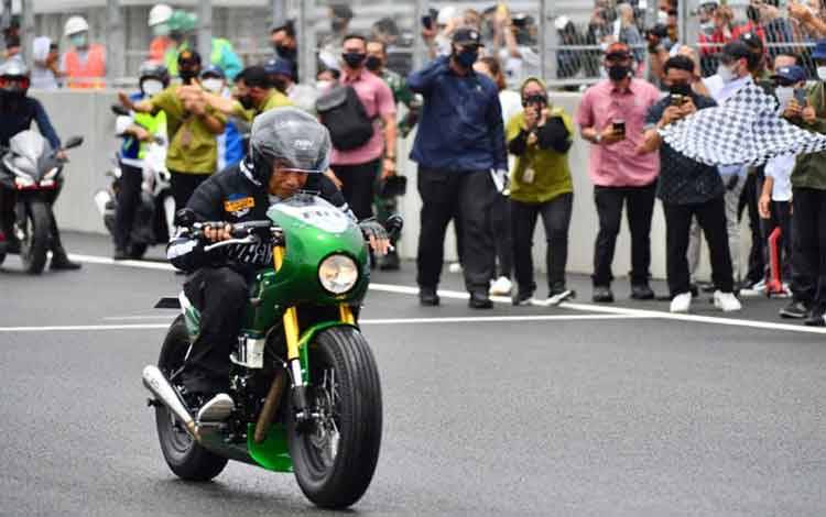 Katros Garage Beberkan Soal Motor Tunggangan Jokowi di Mandalika