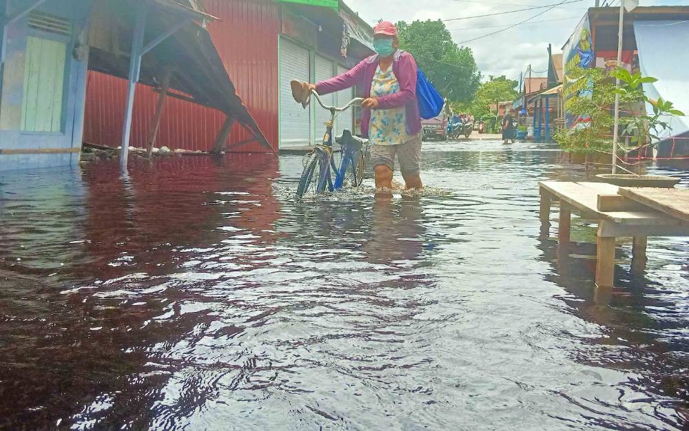 Ribuan Rumah di Komplek Sosial Mendawai Terdampak Banjir