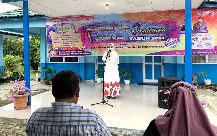 Ini Tujuan Lomba Melukis Ornamen Flora Khas Barito Utara