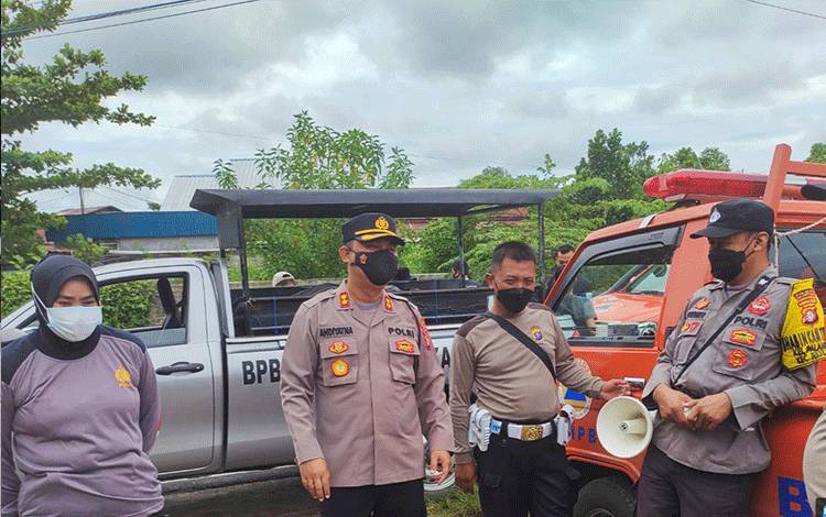 Banjir, Wakapolresta Palangka Raya Imbau Warga Waspada