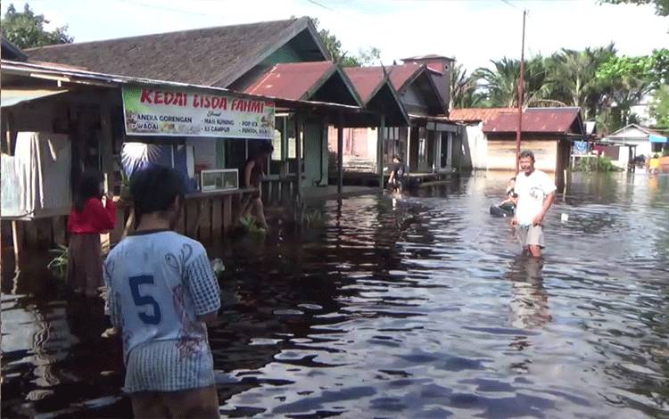 Banjir di Kotim Meluas Hingga 8 Kecamatan