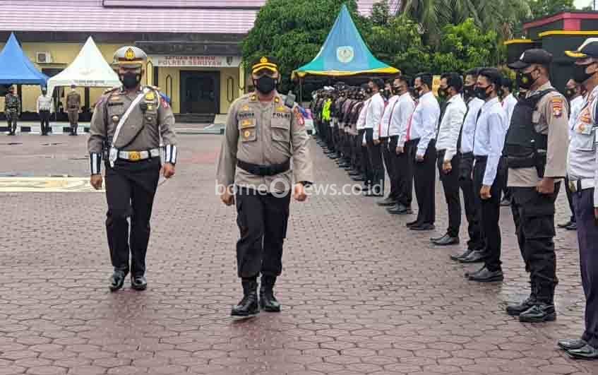 Polres Seruyan Apel Gelar Pasukan Operasi Zebra Telabang 2021