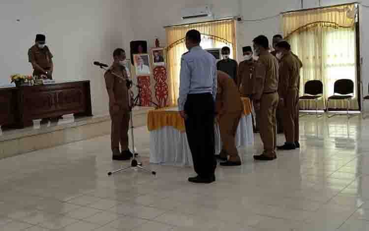 Bupati Barito Selatan Lantik 94 Pejabat Eselon