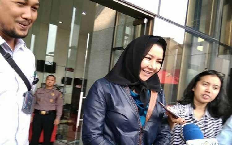 Rita Widyasari Dikonfirmasi Peran Azis Syamsuddin Rekomendasikan Robin