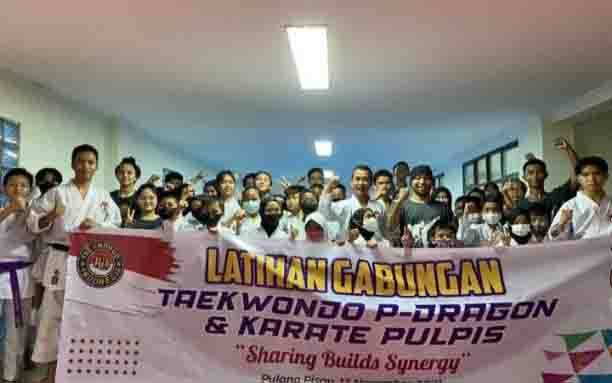 Atlet Taekwondo dan Karateka Gelar Latihan Gabungan