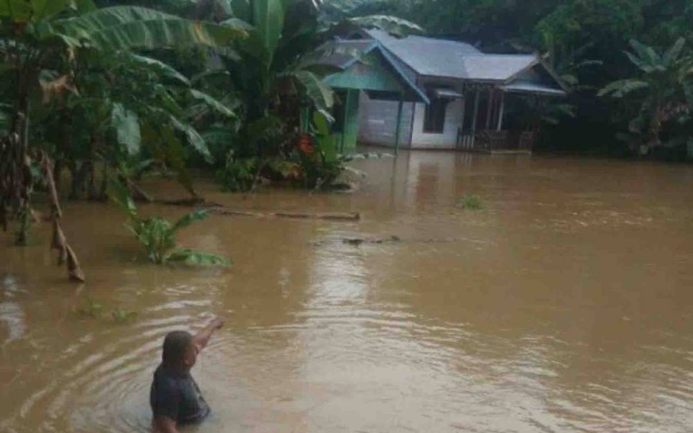 Belasan Desa di Enam Kecamatan Kabupaten Kapuas Kebanjiran