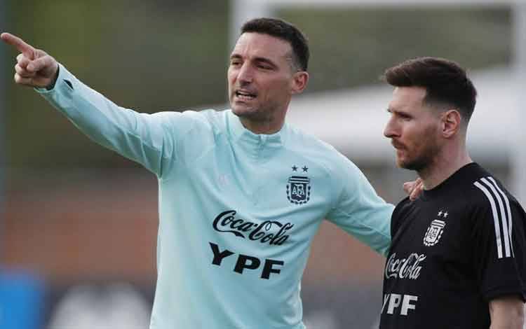 Scaloni Senang Sekali Argentina Lolos ke Piala Dunia 2022