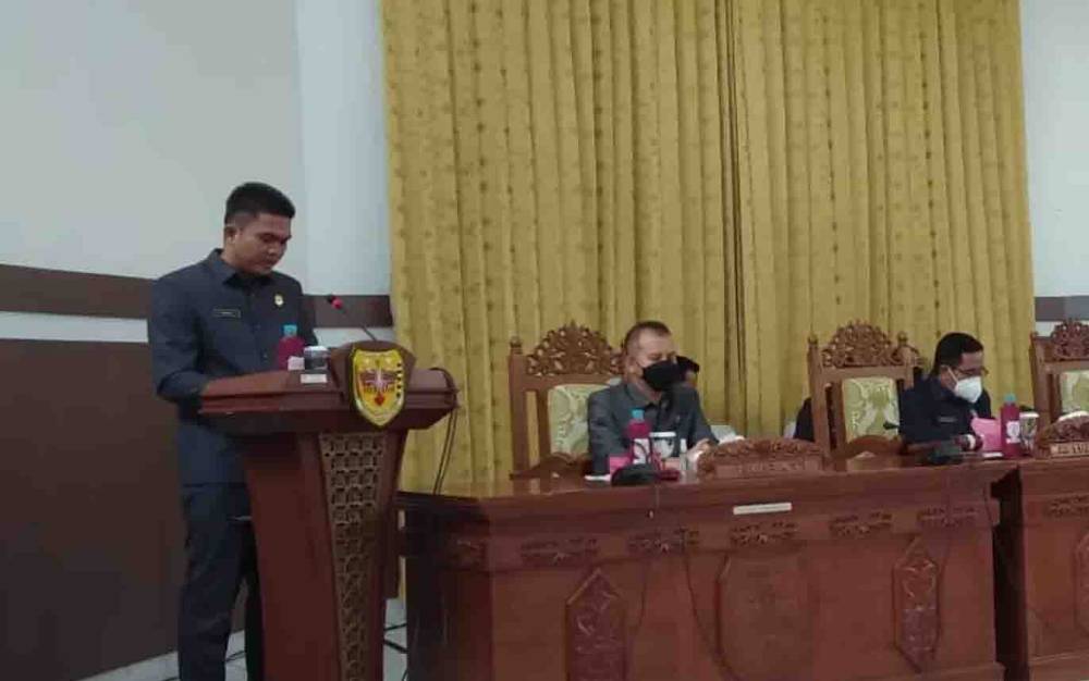 DPRD Gunung Mas Beberkan Hasil Pembahasan Raperda tentang RAPBD 2022