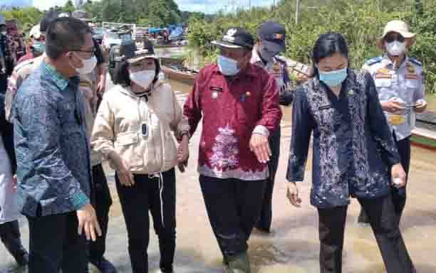 Bupati Pulang Pisau Tinjau Banjir di 3 Kecamatan ini