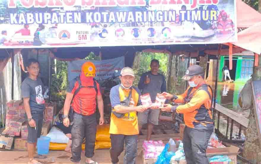 BPBD Kotim Salurkan Bantuan Keperluan Balita dan Perempuan