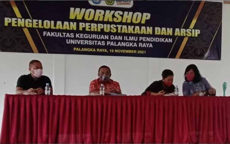 Pentingnya Pengelolaan Arsip, FKIP UPR Gelar Workshop Perpustakaan dan Arsip