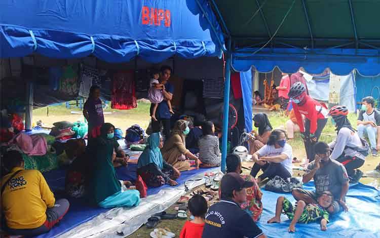 Wakapolda Cek Sejumlah Tenda Pengungsian Pastikan Aman dan Lancar