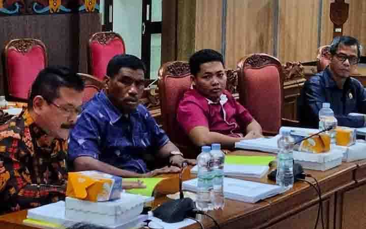 Komisi I DPRD Kotim saat rapat pembahasan anggaran dengan mitra kerjanya