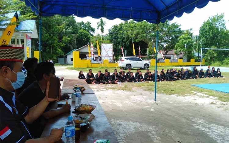 Puluhan Siswa PSHT Cabang Palangka Raya Ikuti Tes Kenaikan Sabuk