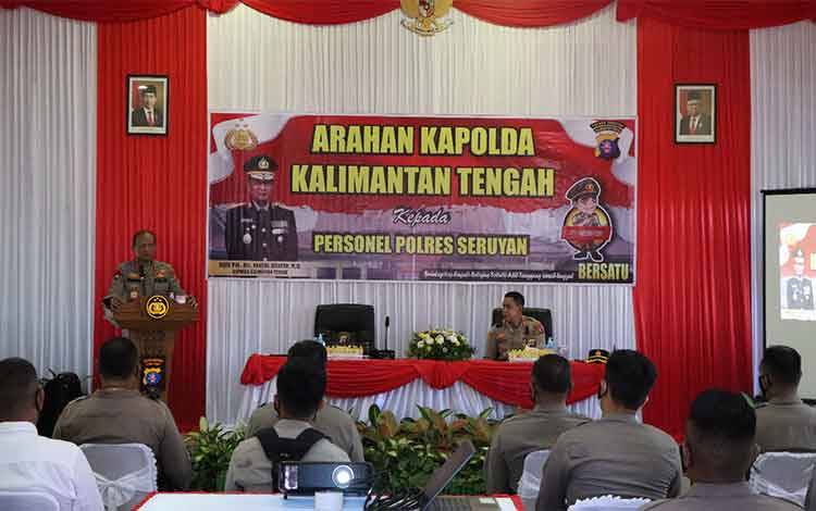 Ini Arahan Kapolda Kalteng Kepada Personel Polres Seruyan