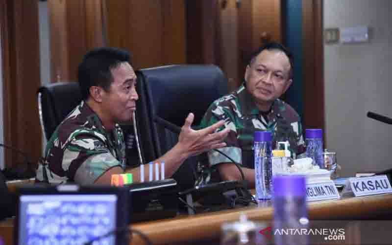 KASAU Sampaikan Langsung Prioritasnya Perkuat SDM kepada Panglima TNI