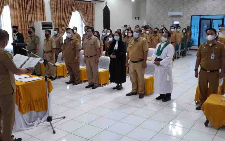 Pejabat Eselon di Barito Selatan Kembali Dilantik