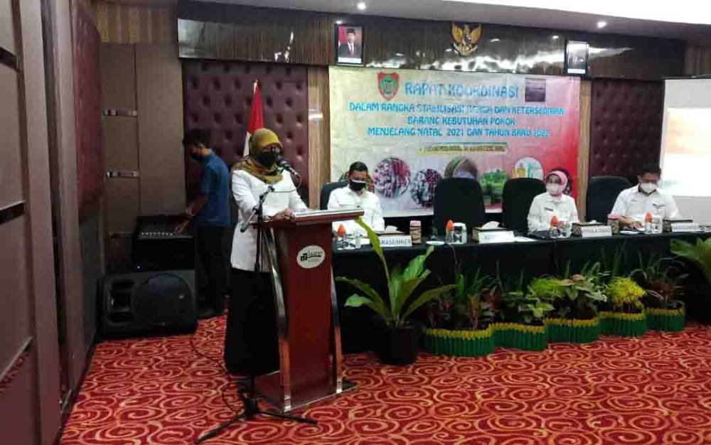 Disdagperin Kalteng Gelar Rakorda Stabilisasi Harga Jelang Natal dan Tahun Baru