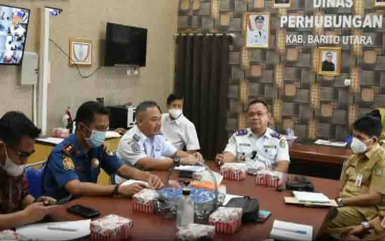 Dinas Perhubungan Barito Utara Lakukan Rapat Lanjutan Kepastian Penerbangan Pertama?Wings Air