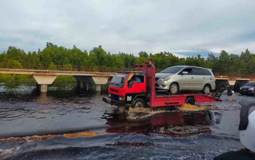 Pengungsi Banjir di Pulang Pisau Sudah Mulai Pulang ke Rumah