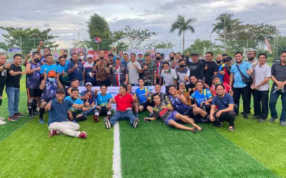 PWI Katingan Bertemu PWI Kalteng Semifinal Turnamen Mini Soccer Sampit