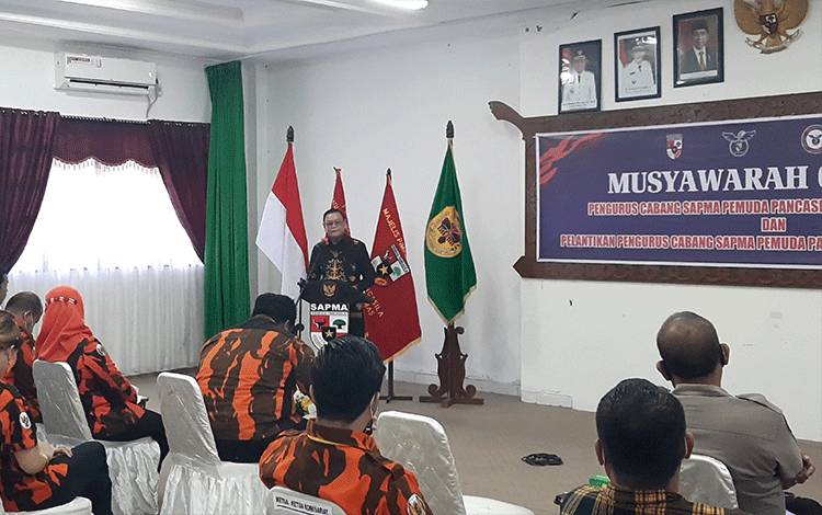 SAPMA Pemuda Pancasila Gunung Mas Diharap Berkolaborasi Sukseskan Program Pemkab