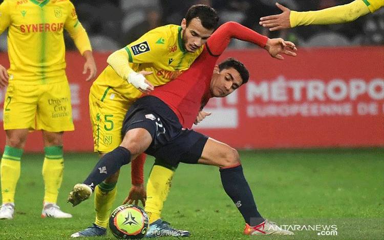Tren Negatif Lille Berlanjut Setelah Diimbangi Sepuluh Pemain Nantes