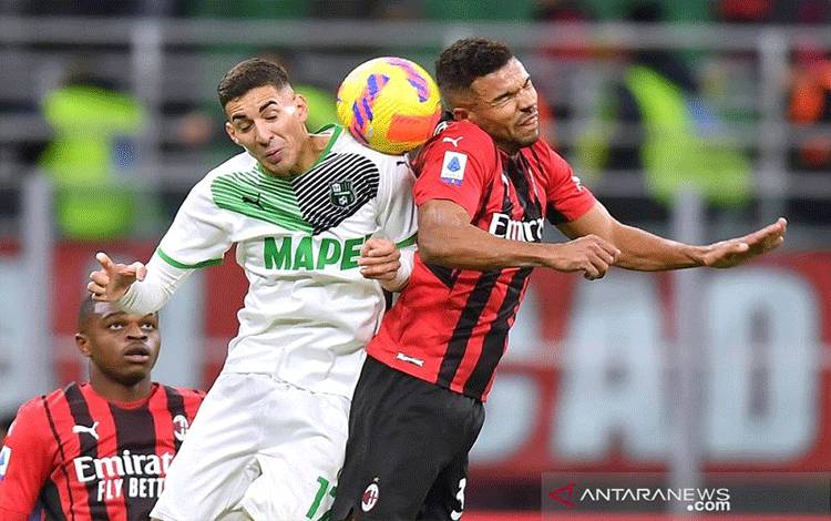 AC Milan Telan Kekalahan Kandang Pertama saat Dipecundangi Sassuolo