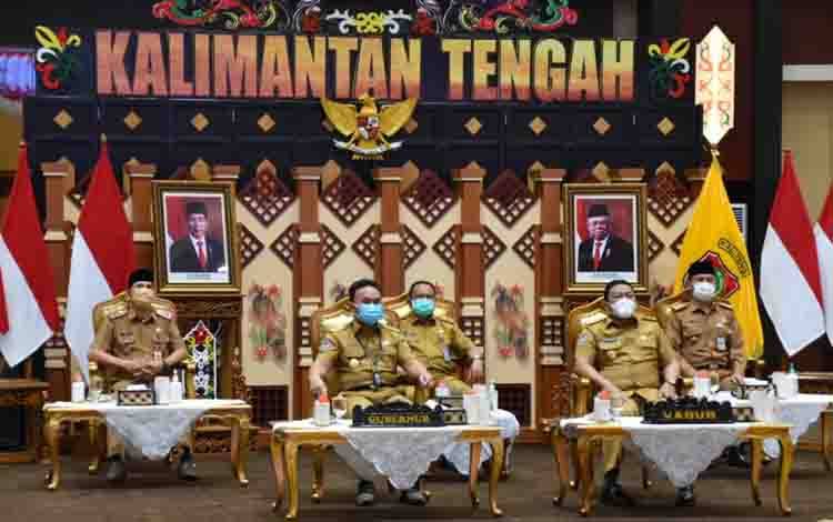 Gubernur Kalteng Ikuti Penyerahan DIPA 2022