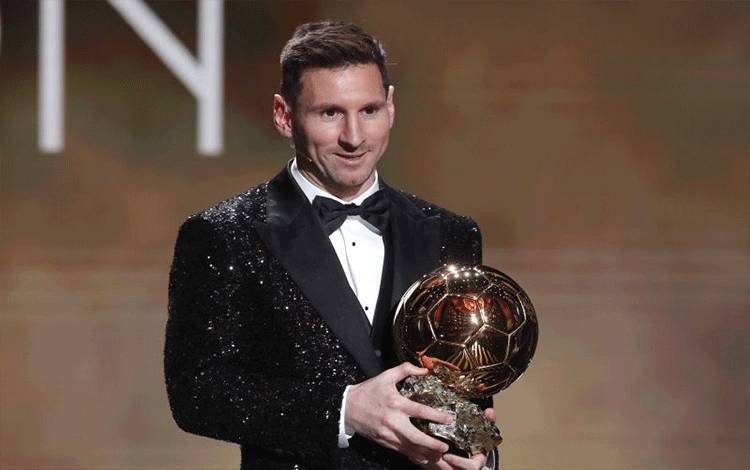 Messi Raih Ballon d'Or untuk Ketujuh Kalinya