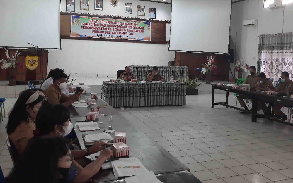 Pemkab Gunung Mas Berupaya Bangun Aspek Pangan dan Gizi
